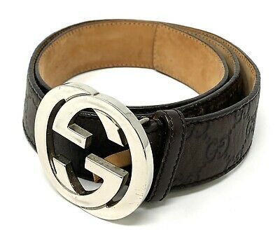 Interlocking Gucci belts