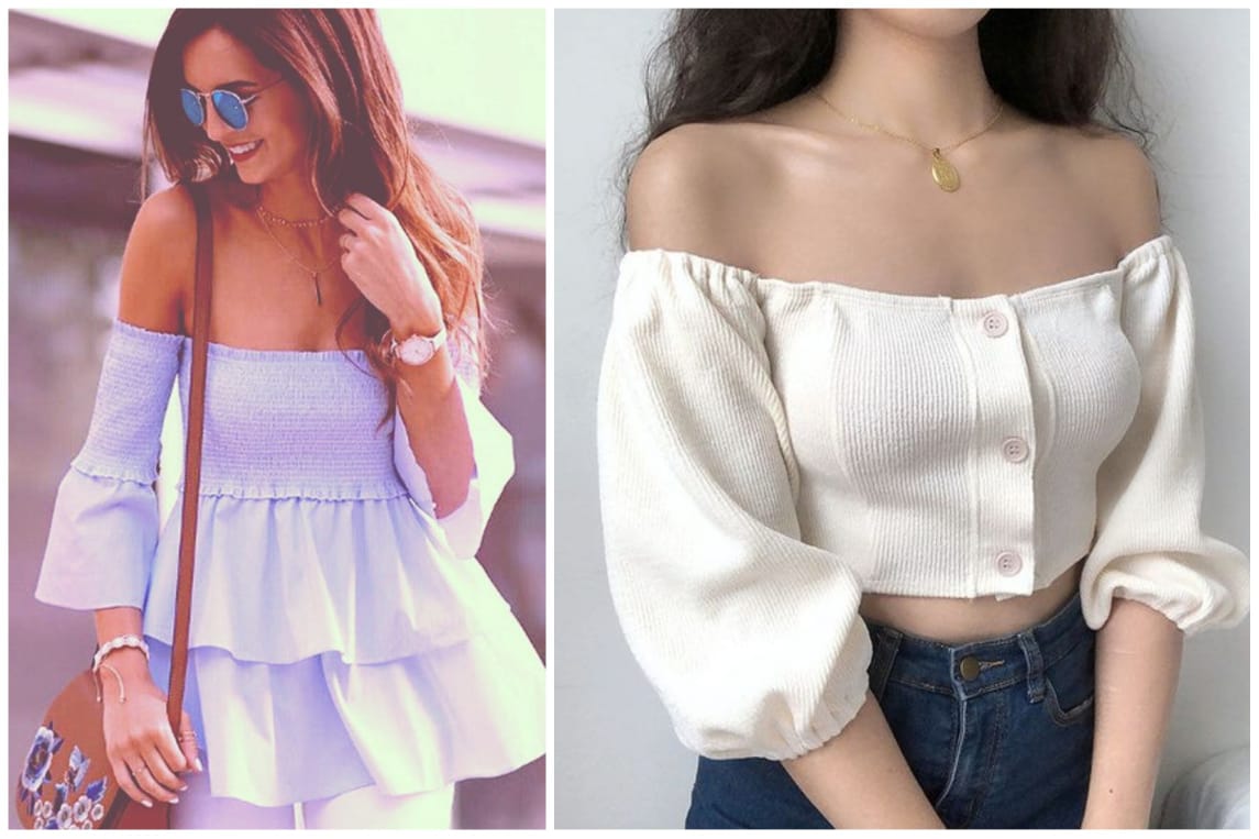 How to place off-shoulder tops in place - Fashion Information