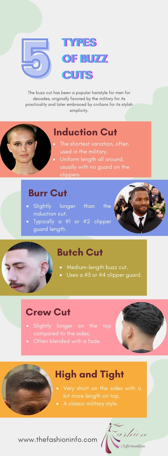 5 Types of Buzz Cuts