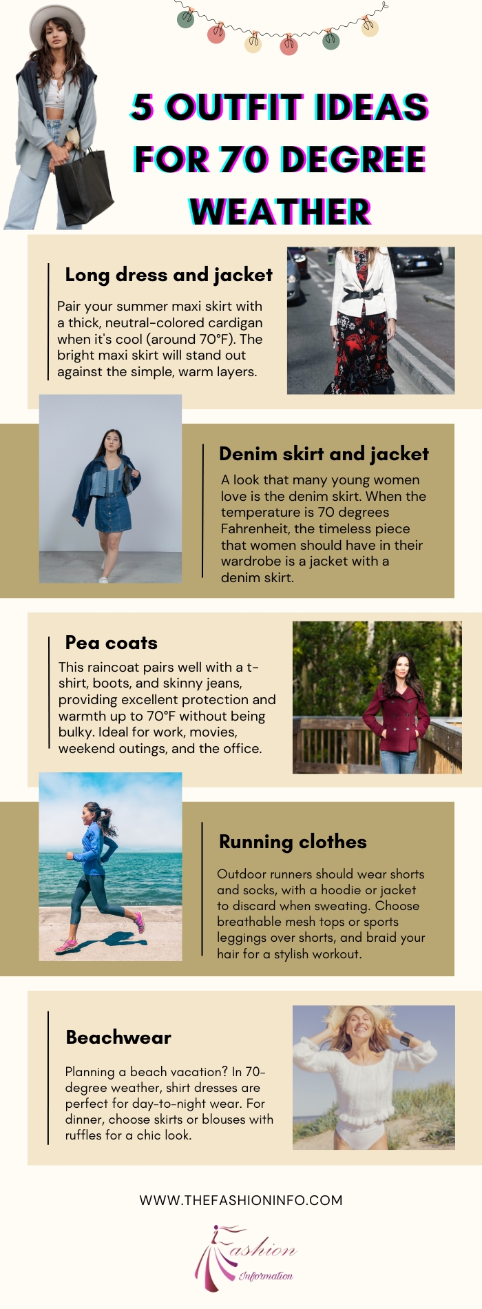 5 outfit ideas for 70 degree weather 
