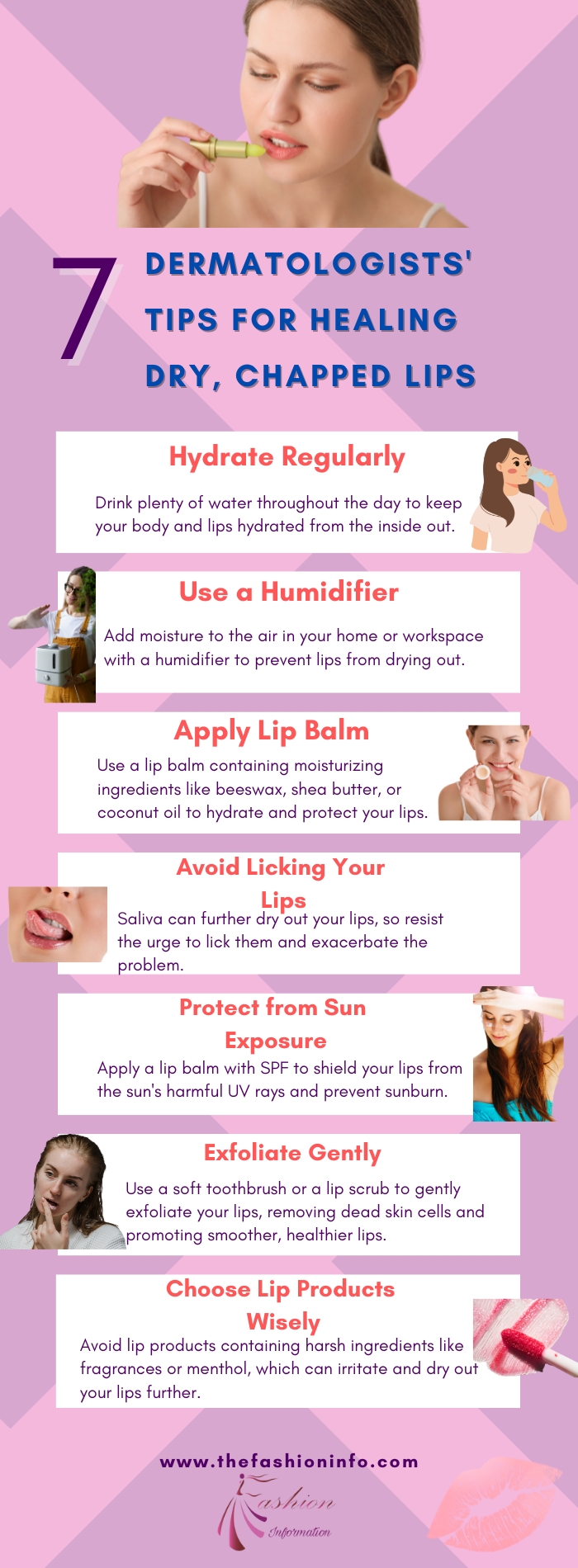 7 Dermatologists' Tips for Healing Dry, Chapped Lips