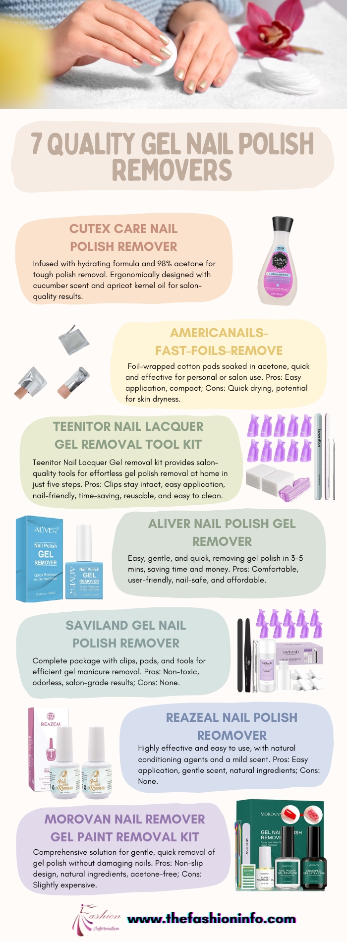 7 Quality Gel Nail Polish Removers