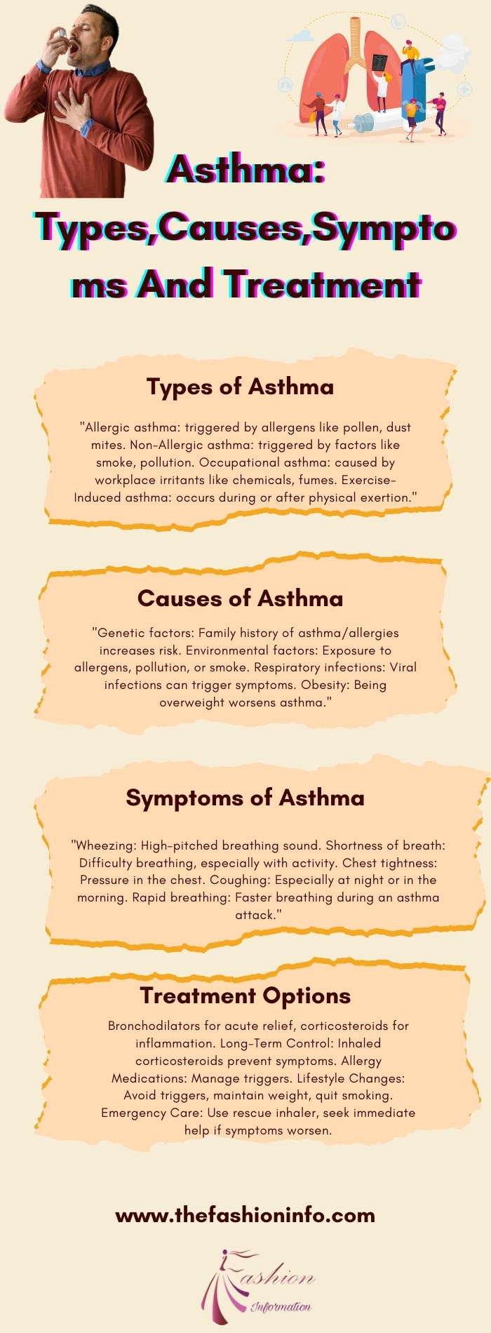 Asthma Types,Causes,Symptoms And Treatment