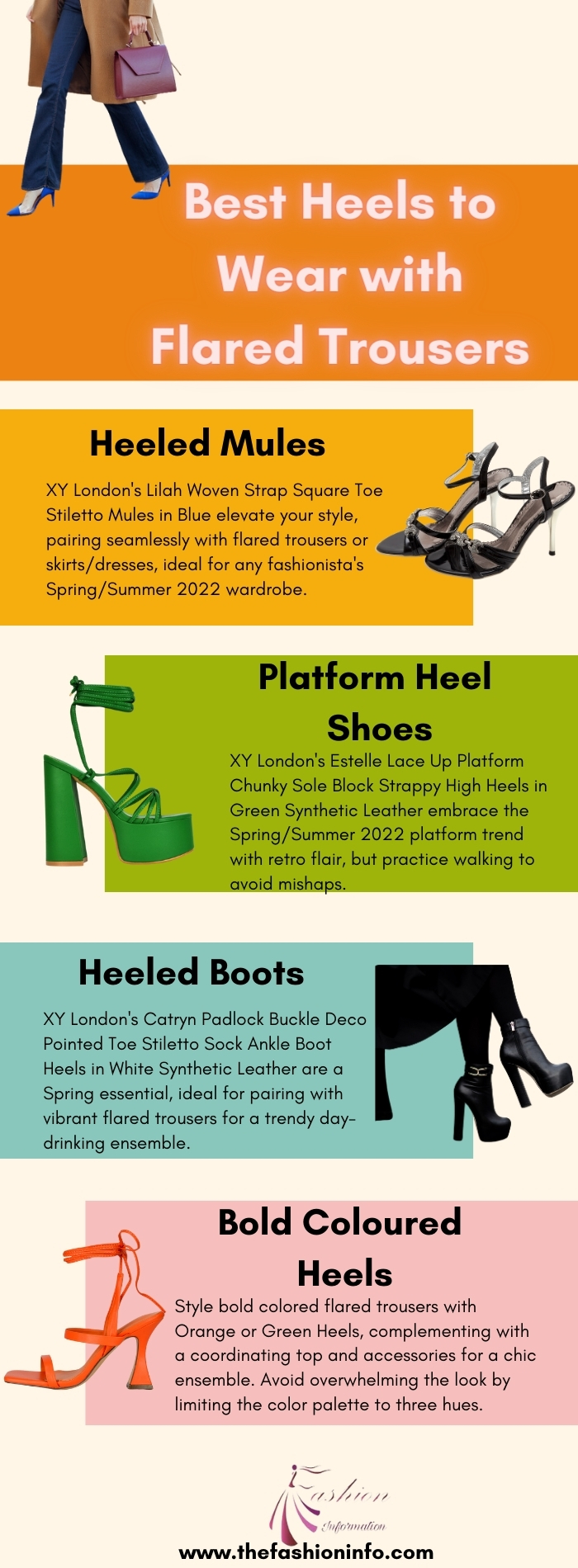 Best Heels to Wear with Flared Trousers