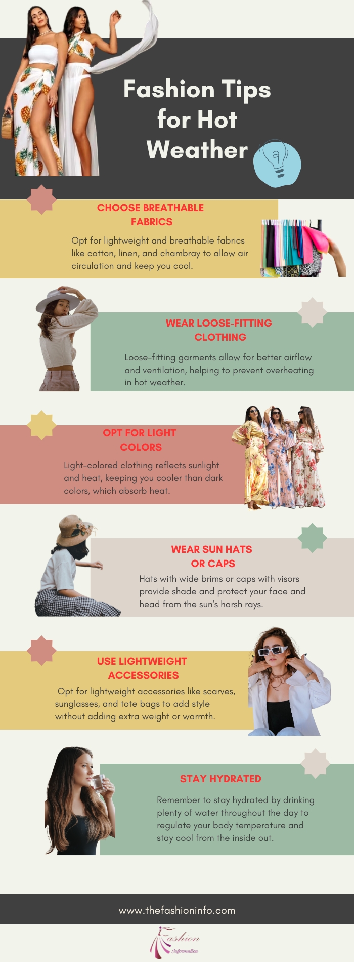 Fashion Tips for Hot Weather