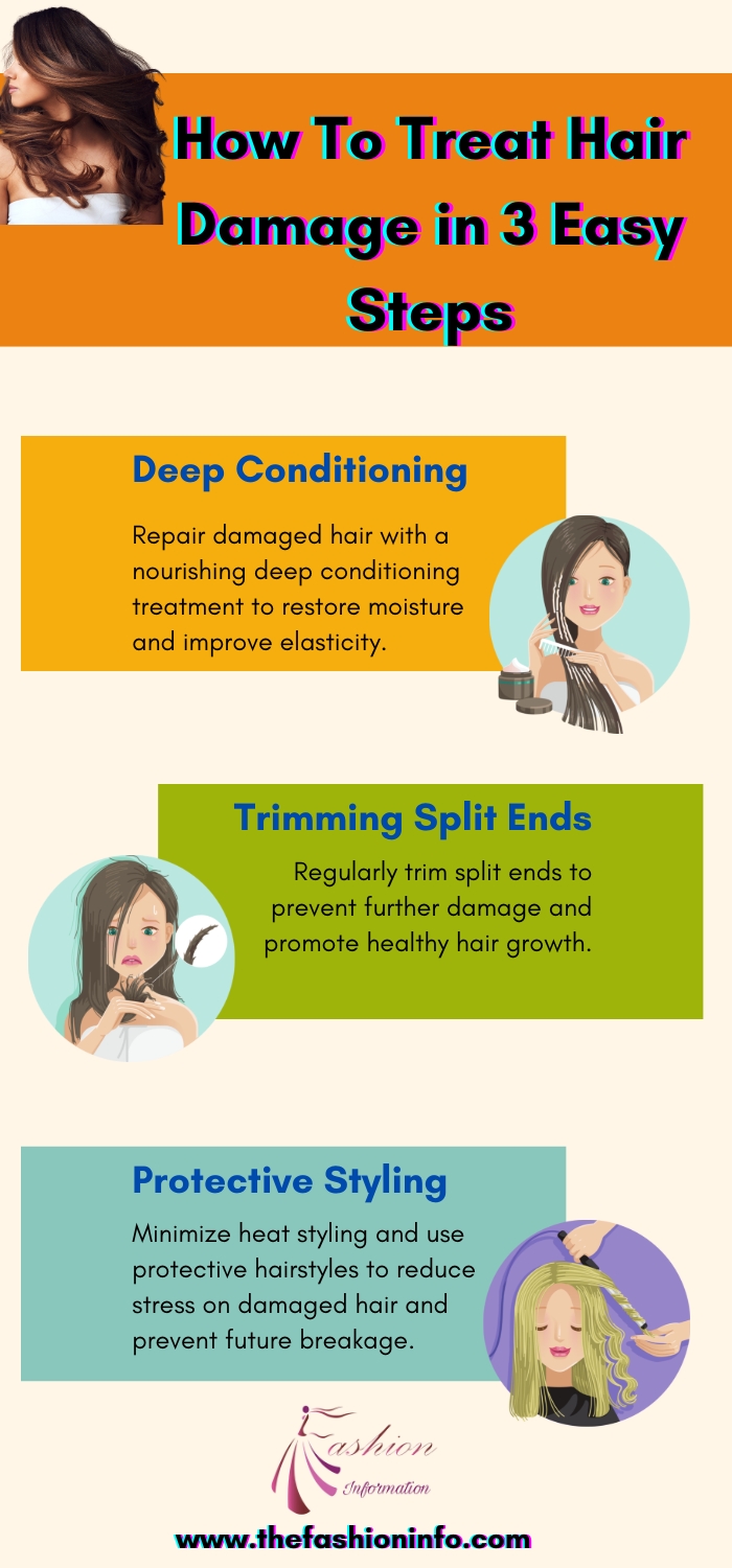 How To Treat Hair Damage in 3 Easy Steps